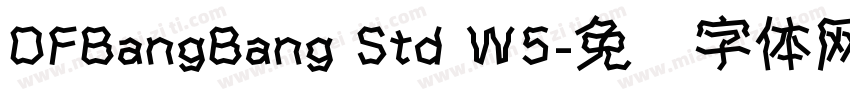 DFBangBang Std W5字体转换